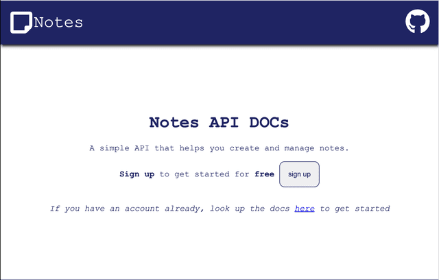 Notes API made by Jeremiah Joseph (jerrywonderr)